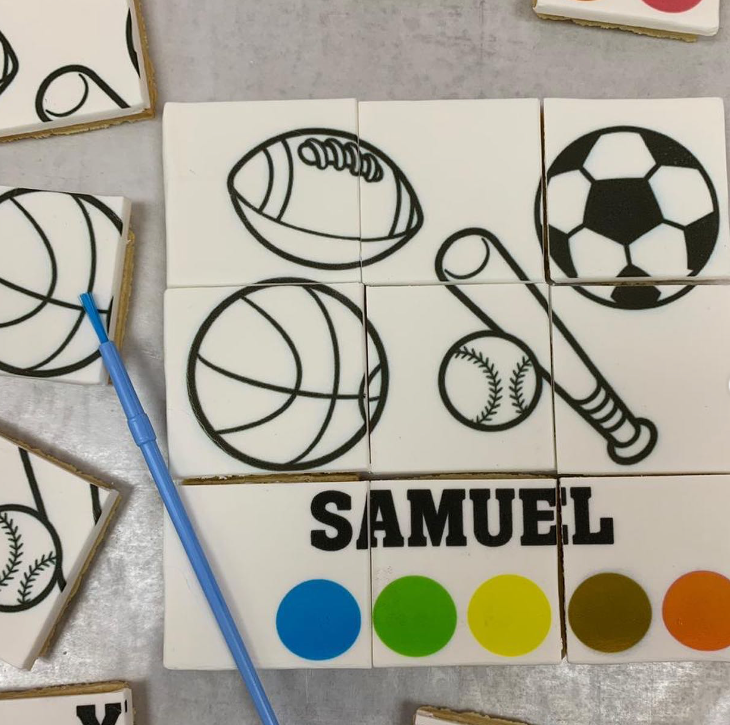 Rompecabezas para Pintar 9 piezas 6x6"